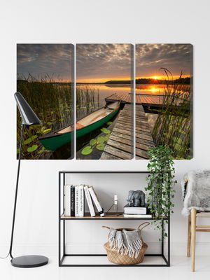 Ljuddämpande tavla - Summer sunrise