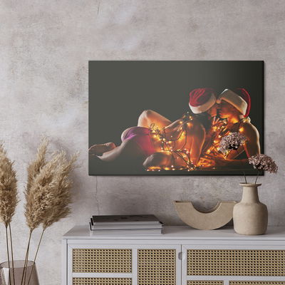 Ljuddämpande tavla - Christmas couple