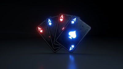 Ljuddämpande tavla - Neon aces