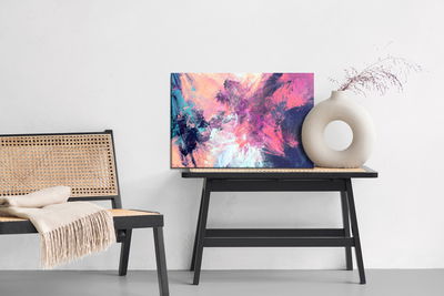 Ljuddämpande tavla - Abstract paint