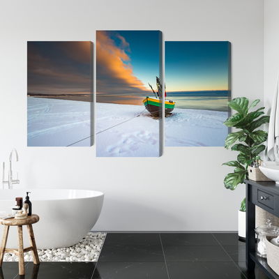 Ljuddämpande tavla - Fishing boat