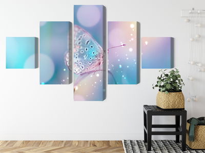 Ljuddämpande tavla - A delicate butterfly