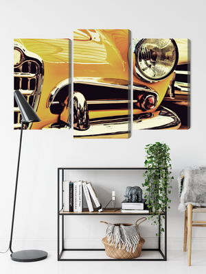 Ljuddämpande tavla - The front of a vintage car