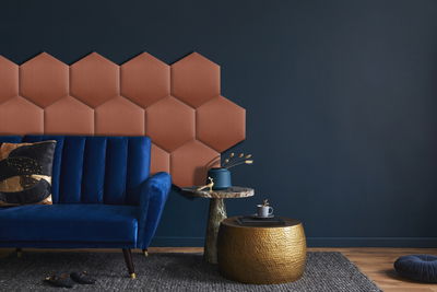 Sekskantet lydabsorber - velour