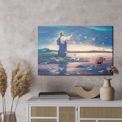 Ljuddämpande tavla - Jesus standing