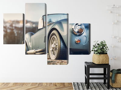Ljuddämpande tavla - Classic retro car