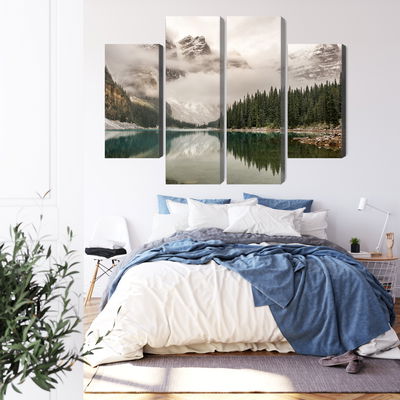 Ljuddämpande tavla - Moraine Lake in banff