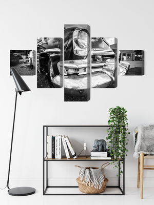 Ljuddämpande tavla - Black and white american