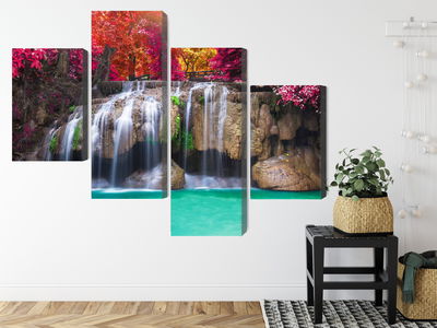 Ljuddämpande tavla - A waterfall in the deep