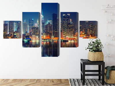 Ljuddämpande tavla - Panoramic view of manhattan