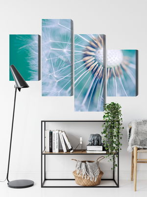 Ljuddämpande tavla - Dandelion on a macro scale