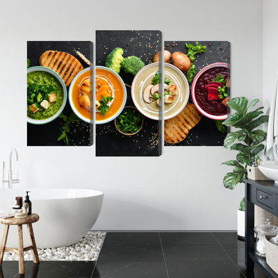 Ljuddämpande tavla - Vegetable cream soups