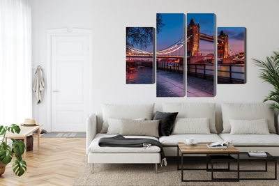 Ljuddämpande tavla - Tower bridge in London