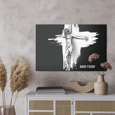 Ljuddämpande tavla - Christ on the cross