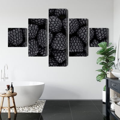 Ljuddämpande tavla - Blackberries on a macro scale