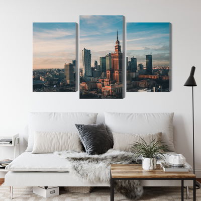 Ljuddämpande tavla - Warsaw and the view