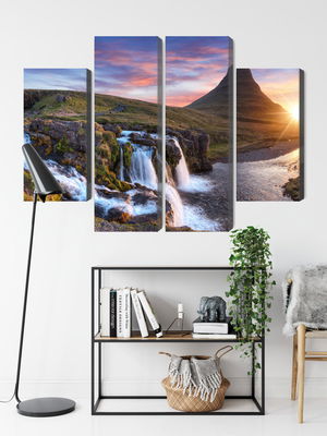 Ljuddämpande tavla - Kirkjufell mountain