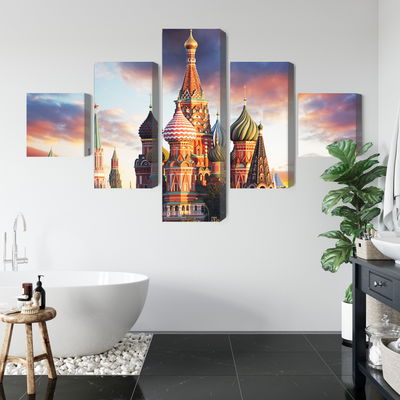 Ljuddämpande tavla - Moscow view of the red