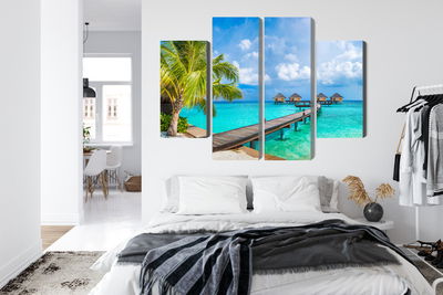 Ljuddämpande tavla - Floating houses