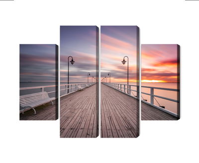 Ljuddämpande tavla - The pier in gdynia orlowo