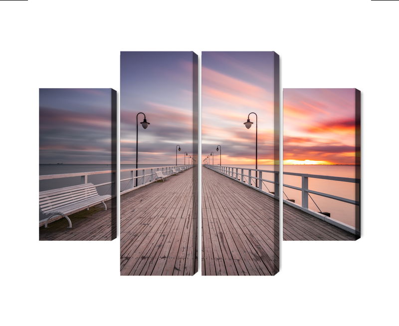 Ljuddämpande tavla - The pier in gdynia orlowo