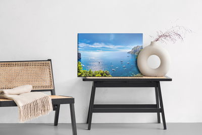 Ljuddämpande tavla - Yachts at the seaside