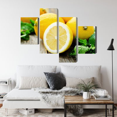 Ljuddämpande tavla - Lemon with mint