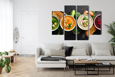 Ljuddämpande tavla - Vegetable cream soups