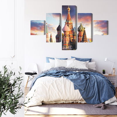 Ljuddämpande tavla - Moscow view of the red