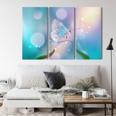 Ljuddämpande tavla - A delicate butterfly