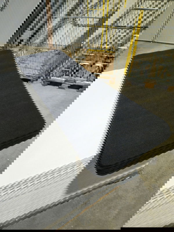 SilentDirect PET 150x50cm - Andrasortering, svart