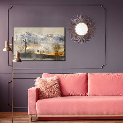 Ljuddämpande tavla - Crucified christ