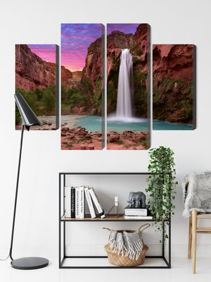 Ljuddämpande tavla - Havasupai waterfalls