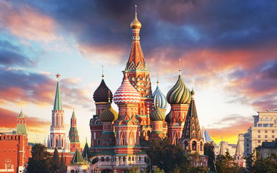 Ljuddämpande tavla - Moscow view of the red