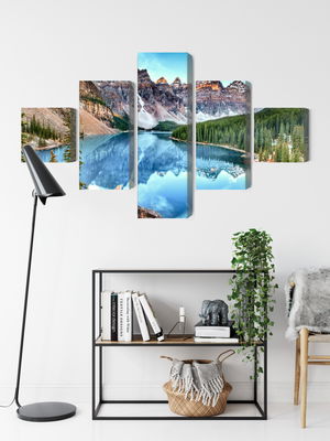 Ljuddämpande tavla - Moraine Lake in banff