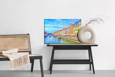 Ljuddämpande tavla - The nyhavn canal