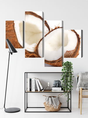 Ljuddämpande tavla - Coconut halves