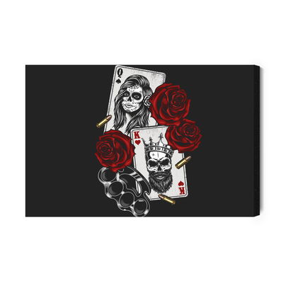 Ljuddämpande tavla - Death cards