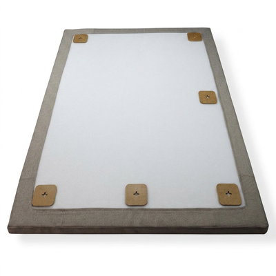 Back side of the SilentDirect PES Wall Fabric wall absorber with hidden fasteners for discreet installation