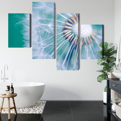 Ljuddämpande tavla - Dandelion on a macro scale