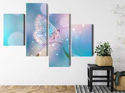 Ljuddämpande tavla - A delicate butterfly