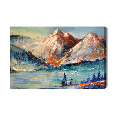 Ljuddämpande tavla - An abstract painting