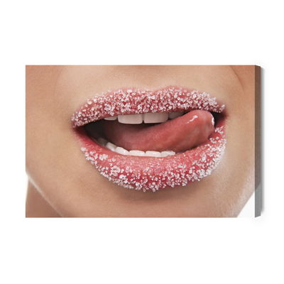 Ljuddämpande tavla - Sweet lips