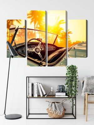 Ljuddämpande tavla - View from the car