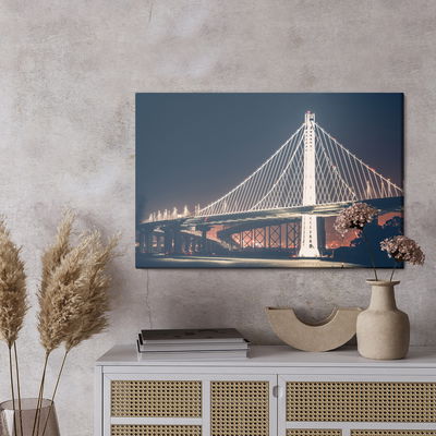 Ljuddämpande tavla - Bridge at night