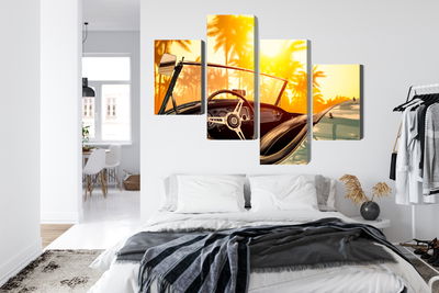 Ljuddämpande tavla - View from the car