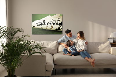 Ljuddämpande tavla - Royal flush