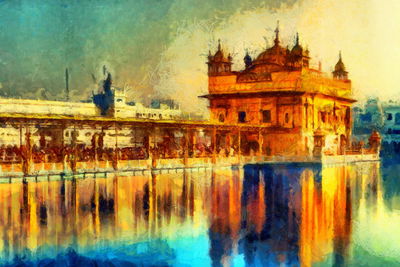 Ljuddämpande tavla - Golden temple in amritsar