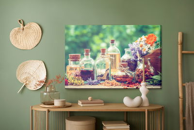 Ljuddämpande tavla - Spice bottles