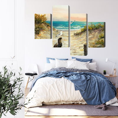 Ljuddämpande tavla - Painted sand dunes